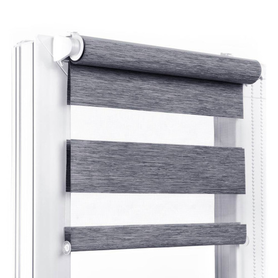 Ролета День-Ніч Сіро-синя