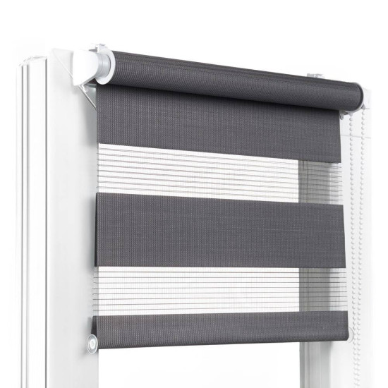 Ролета День-Ніч Темно-сіра