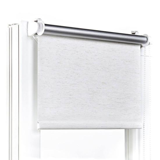 Рулонна штора блекаут 063 Світло-сіра