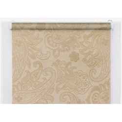 Рулонна штора Арабеска 1839 Коричнева