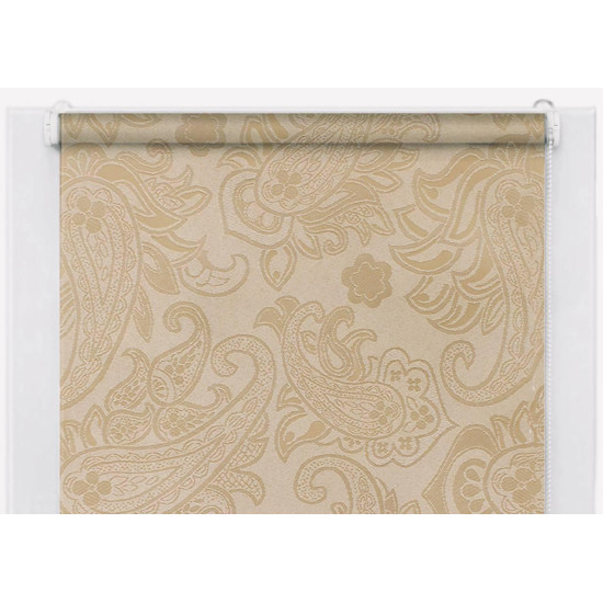 Рулонна штора Арабеска 1839 Коричнева